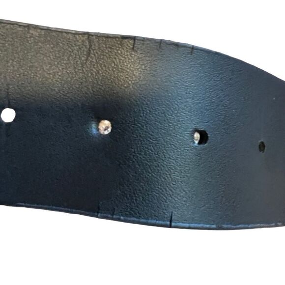 Antonio Melani Blue Cap Sleeve Dress with Embossed Belt. Sz  2. Great Condition - Picture 13 of 13